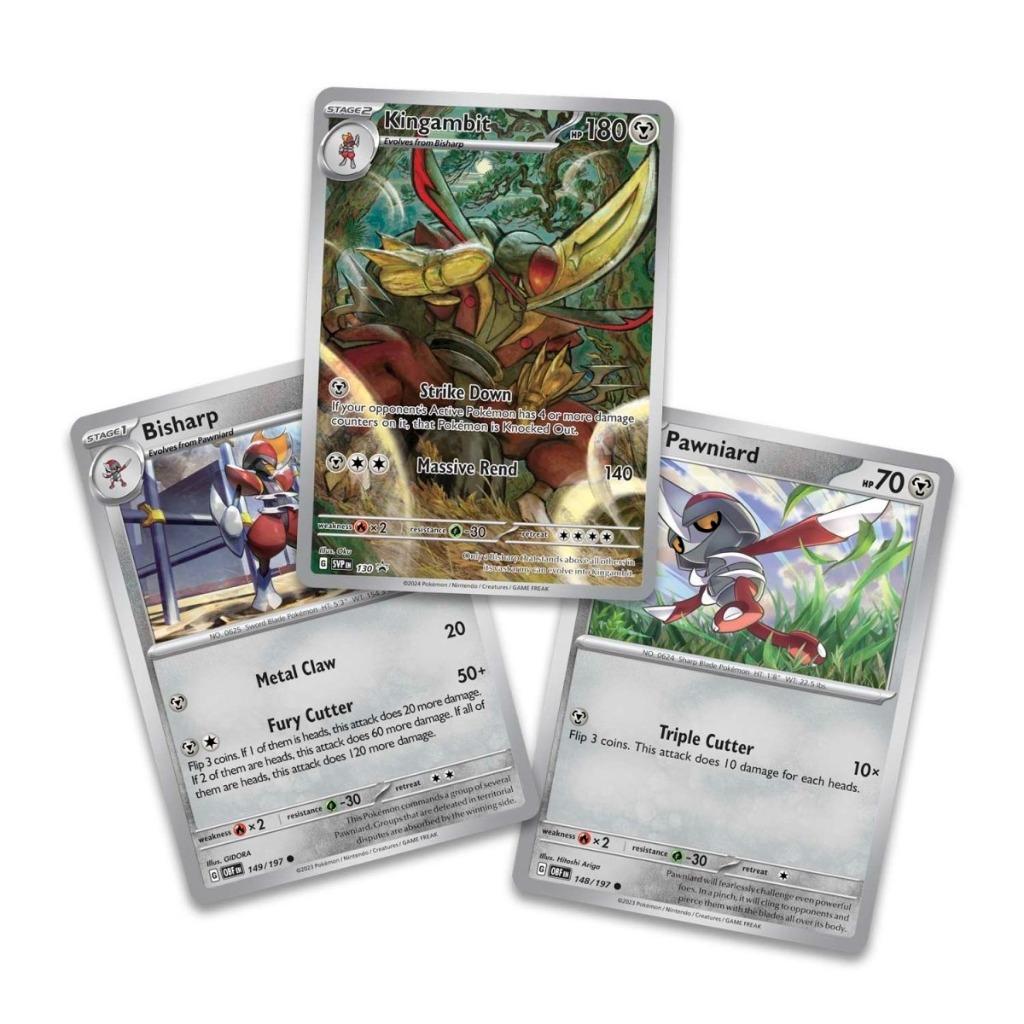 Pokemon Shrouded Fable - kingambit Illustration Collection, Enlèvement ou Envoi, Neuf, Autres types, Foil