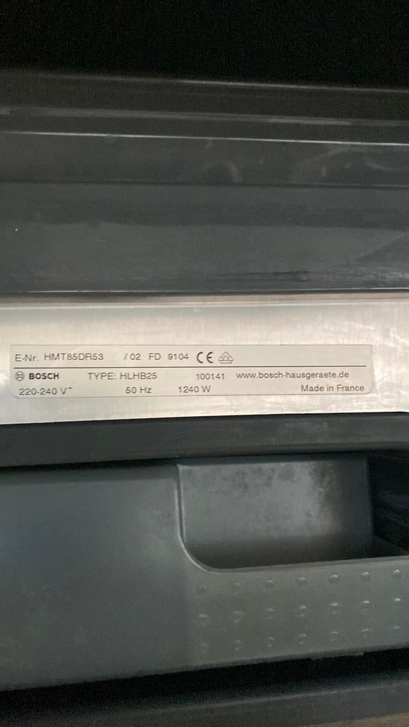Stoomoven Bosch, Elektronische apparatuur, Ophalen, Minder dan 45 cm, Gebruikt, Oven