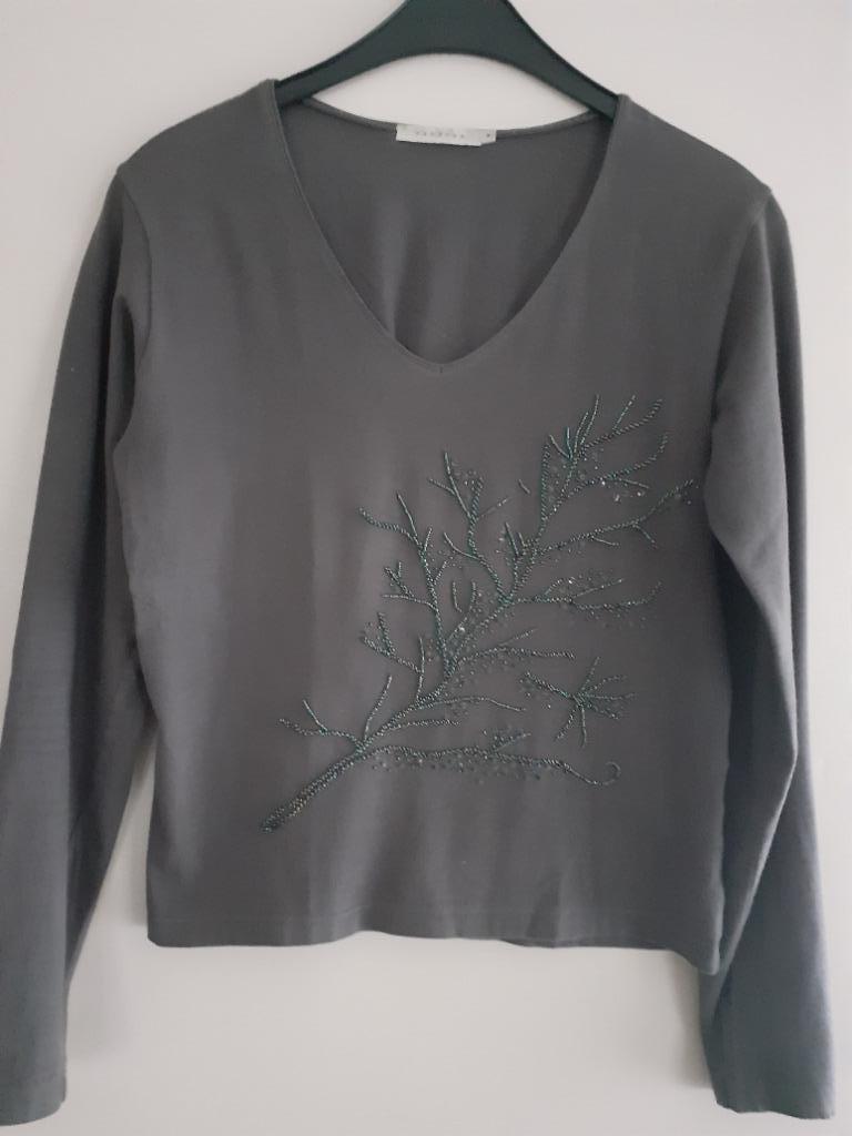 shirt Xandres khaki nieuw medium, Maat 38/40 (M), Verzenden, Nieuw, Xandres