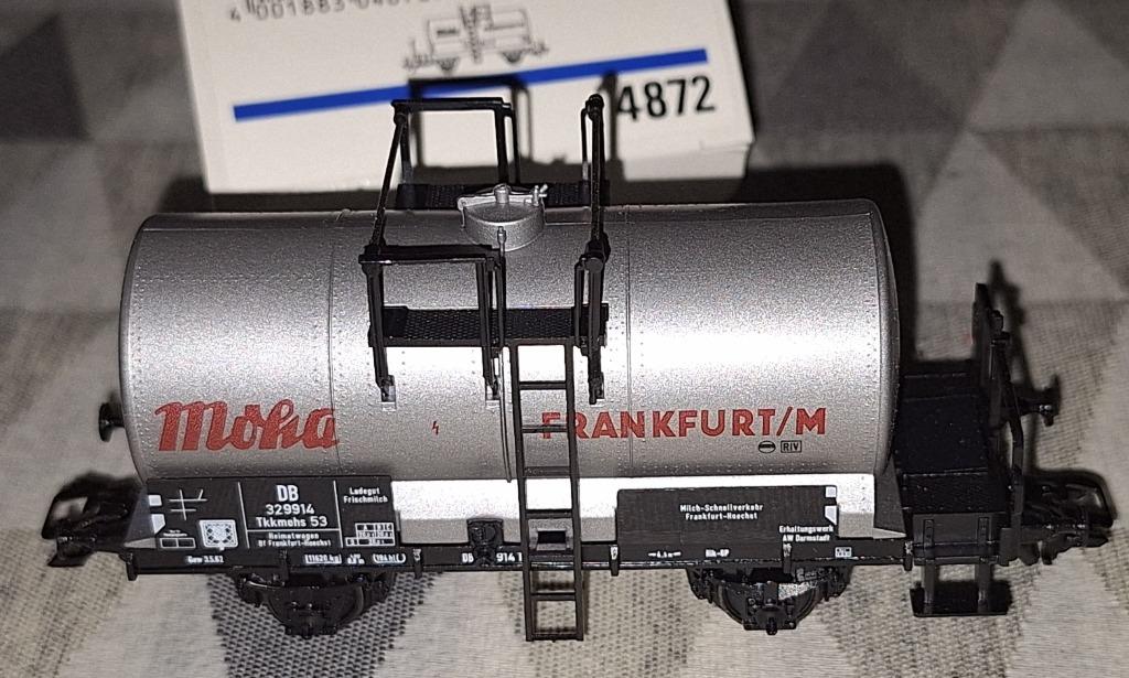 Märklin HO 4872 ketelwagen "Moha Frankfurt" van de DB, Ophalen of Verzenden, Zo goed als nieuw, Wagon, Märklin