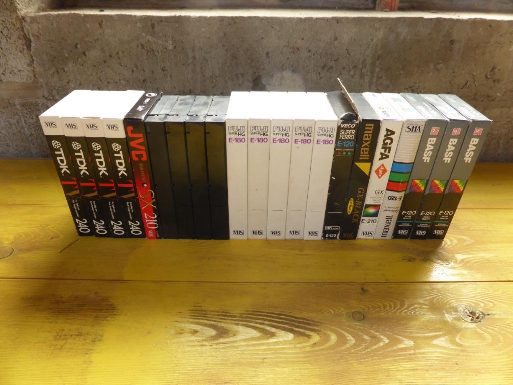 Cassettes vidéo VHS + (film gratuit), Enlèvement ou Envoi, Comme neuf