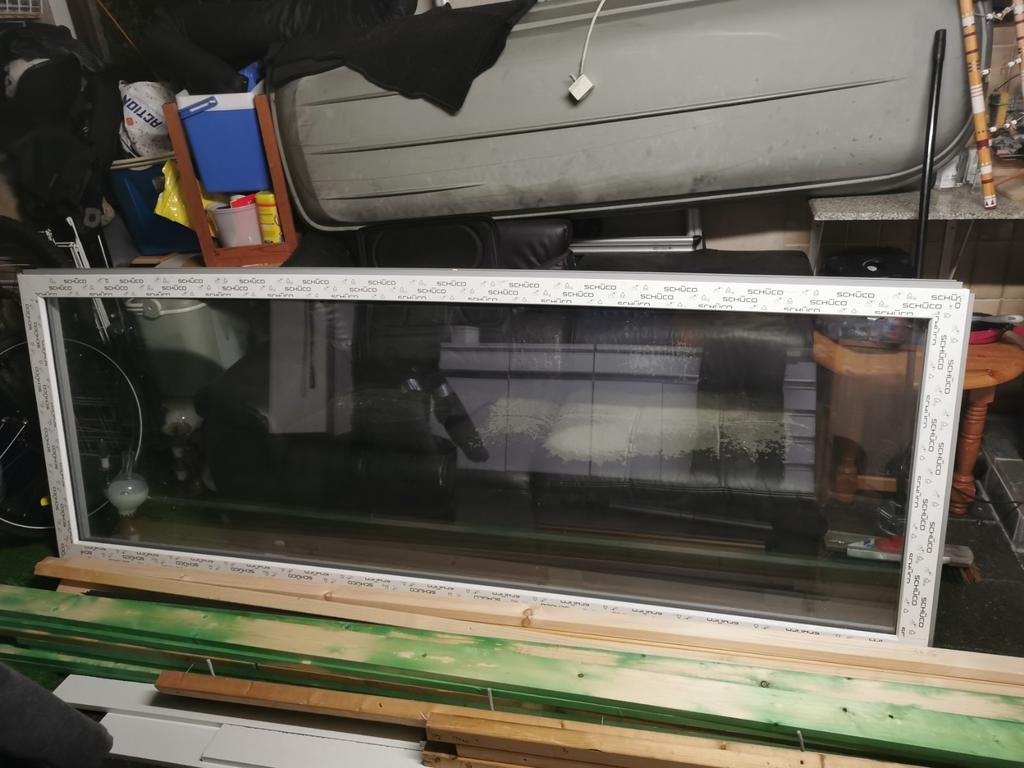 Nouvelle fenêtre à double vitrage Schuco, Enlèvement