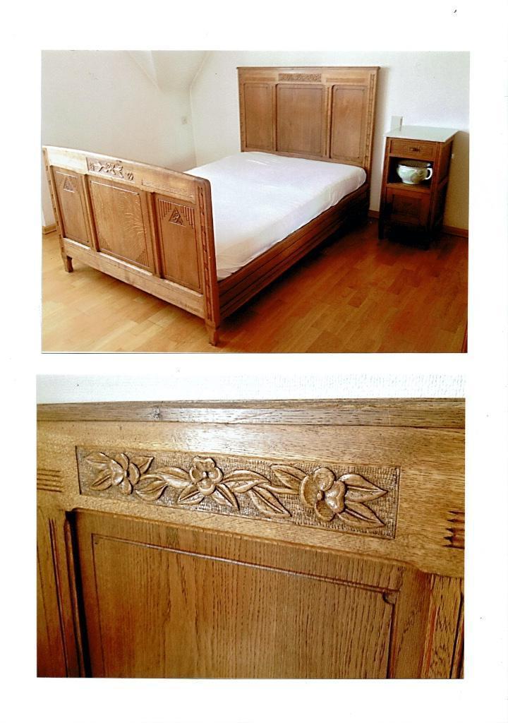 complete slaapkamer, Enlèvement, Utilisé, Queen size, Antiek