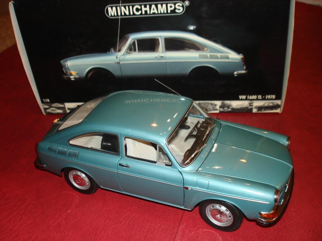 Minichamps VW Volkswagen 1600 TL Bj.1970 ---1/18 ---, Enlèvement ou Envoi, Comme neuf, Voiture, MiniChamps