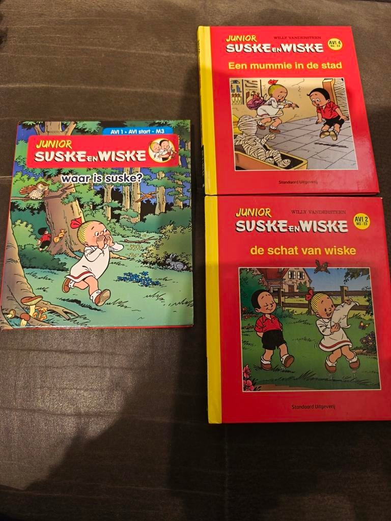 Junior Suske en wiske AVI boekjes, Enlèvement, Comme neuf