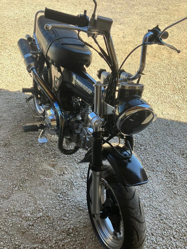 Motodax125, Motoren, Ophalen, 1 cilinder, 11 kW of minder