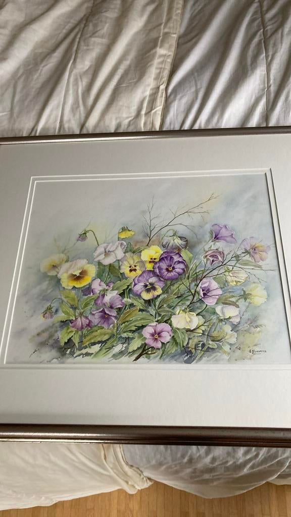 Olieverf en aquarel van S. Roevens, Antiek en Kunst, Verzenden