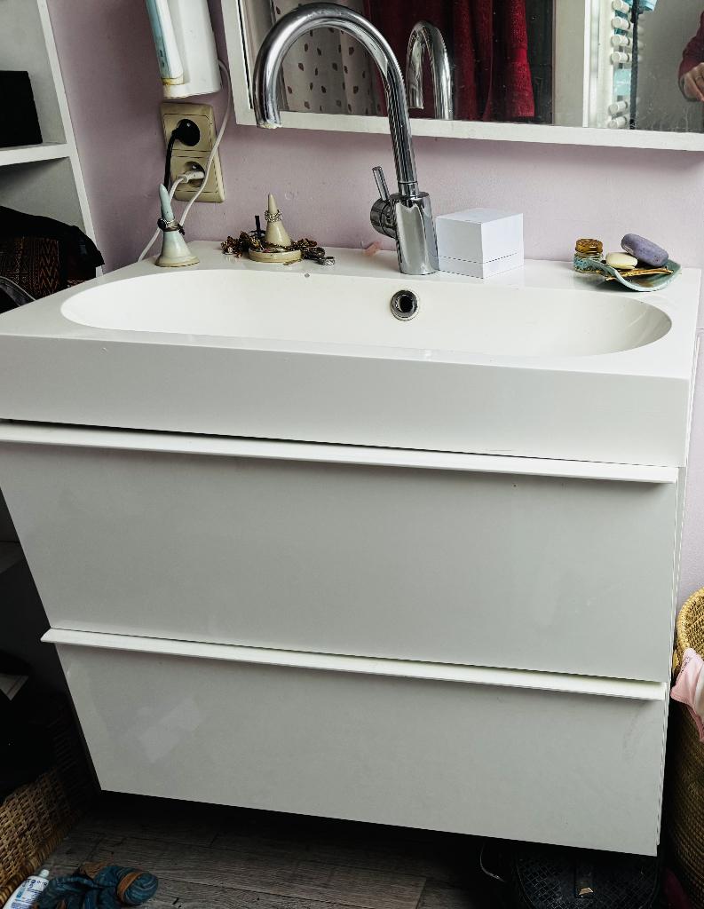 badkamermeubels, Huis en Inrichting, Ophalen, 50 tot 100 cm, Zo goed als nieuw, Minder dan 100 cm