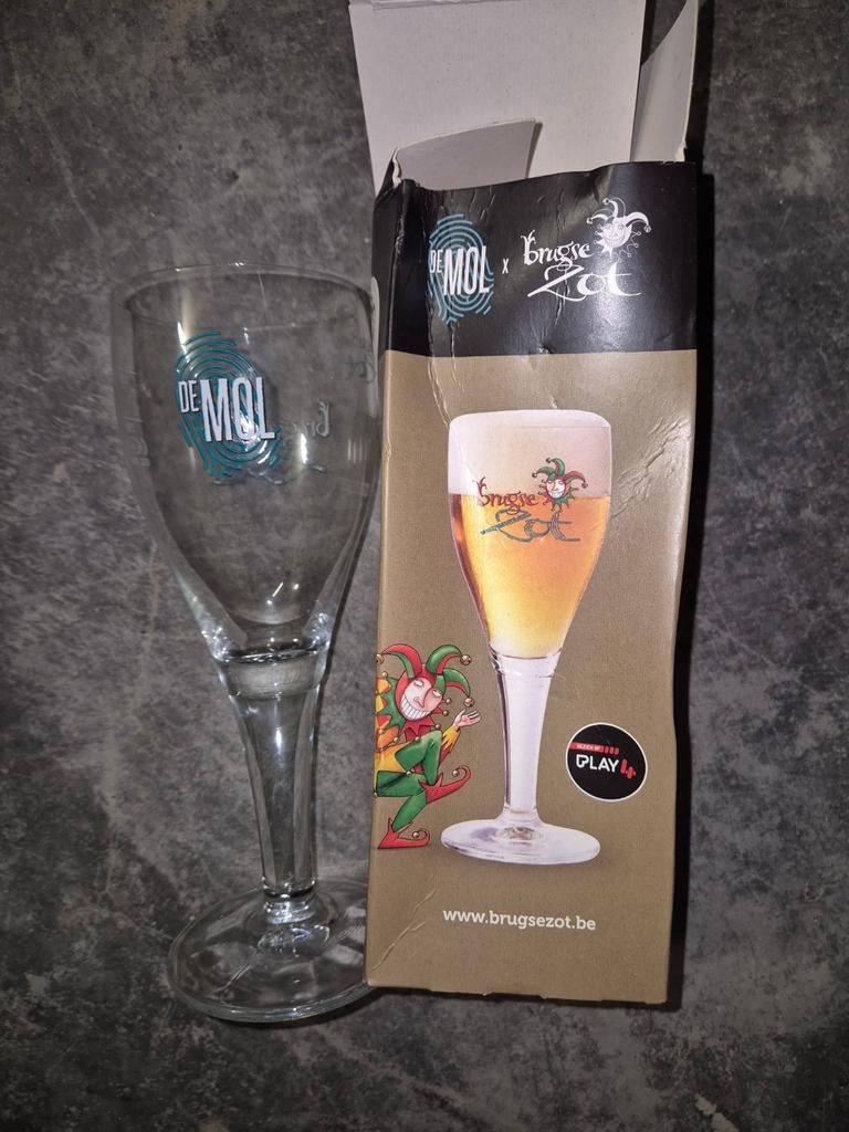 Glas brugse zot de mol, Verzamelen, Ophalen of Verzenden