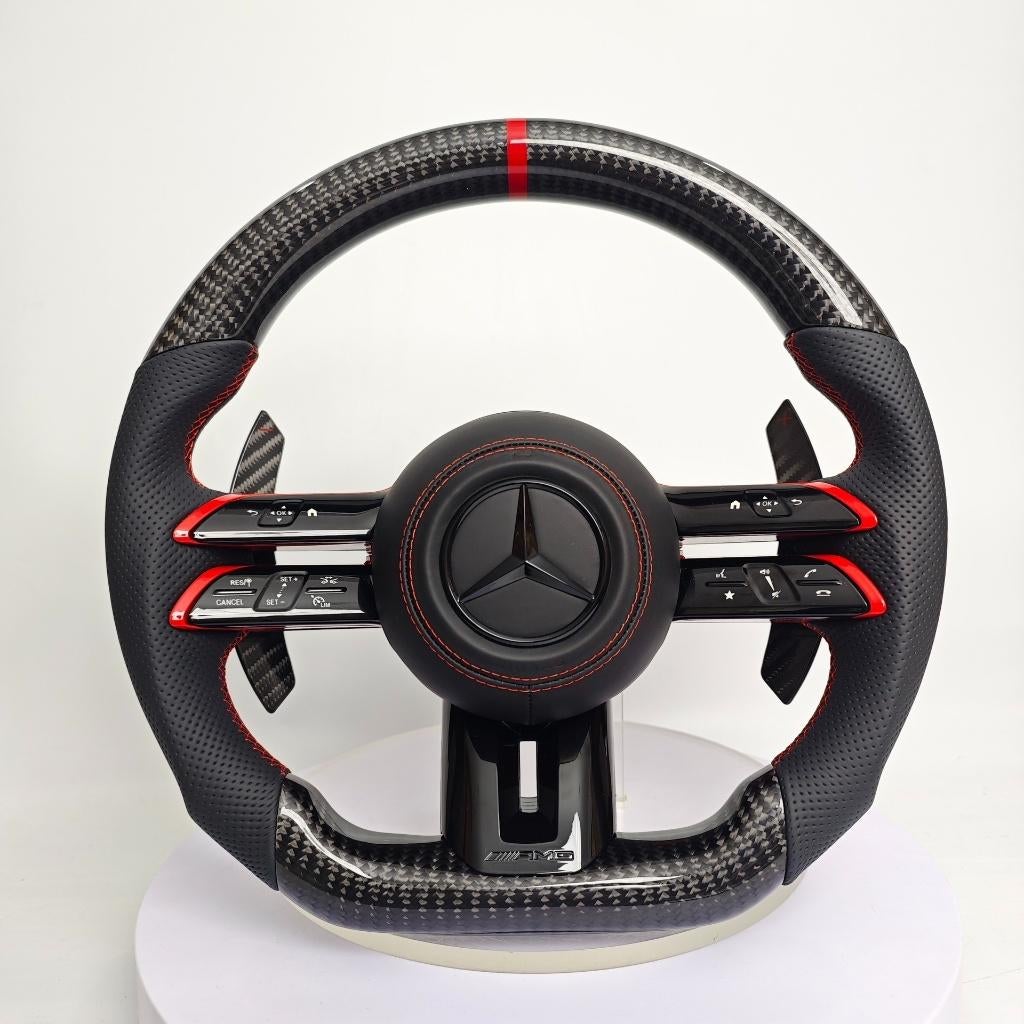 Mercedes rood carbon stuur leer dragonfly upgrade, Ophalen of Verzenden, Nieuw, Mercedes-Benz