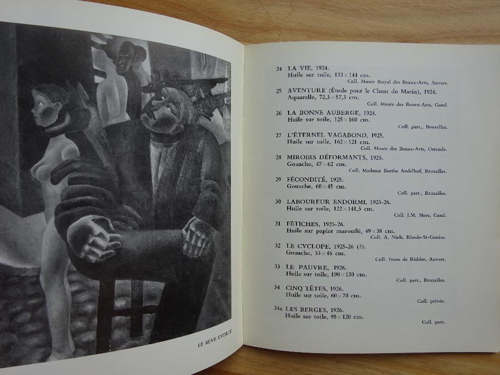 Frits van den Berghe, 1962 PBA Bruxelles, Enlèvement ou Envoi, Utilisé, Peinture et dessin