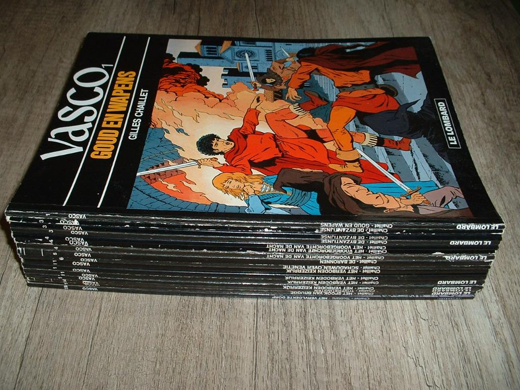 strips vasco nrs tussen 1 en 23, Boeken, Stripverhalen, Meerdere stripboeken, Ophalen of Verzenden, Zo goed als nieuw, Gilles Chaillet.