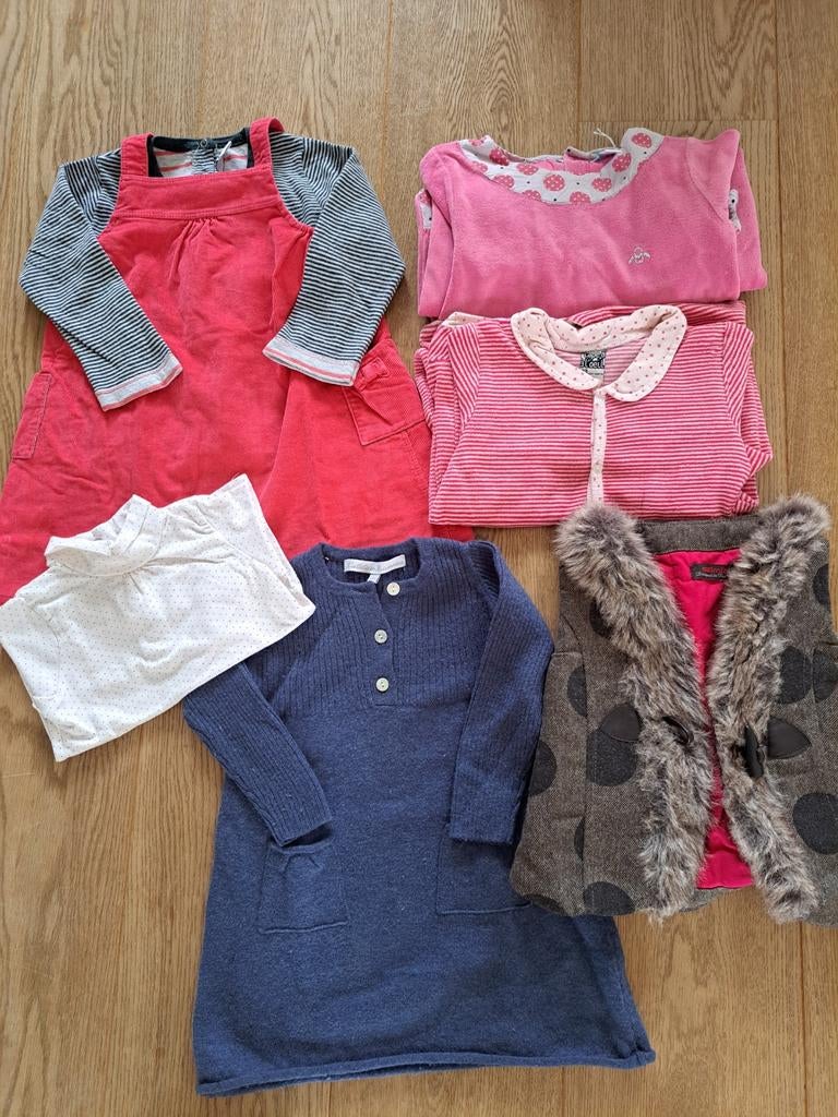 Lot vêtements fille 2 ans. Automne hiver., Enlèvement