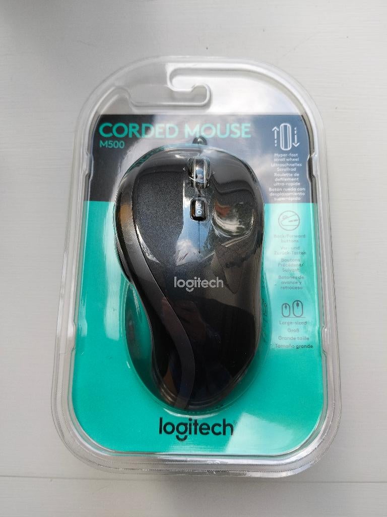Logitech M500 corded mouse, Souris, Logitech G, Enlèvement ou Envoi, Droitier