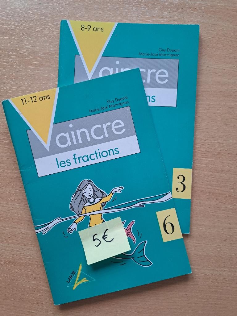 Vaincre les fractions - Manuel scolaire math, Enlèvement, Comme neuf, Mathématiques A
