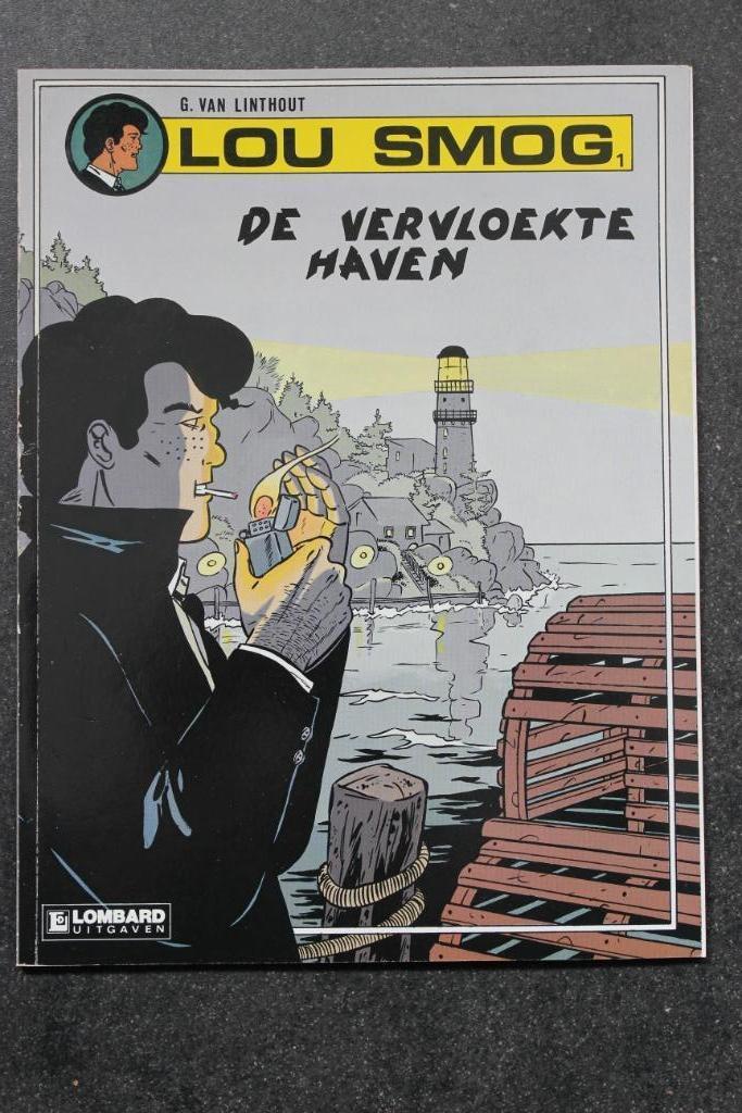 STRIP SC LOU SMOG 1 DE VERVLOEKTE HAVEN WILLY LINTHOUT, Enlèvement ou Envoi