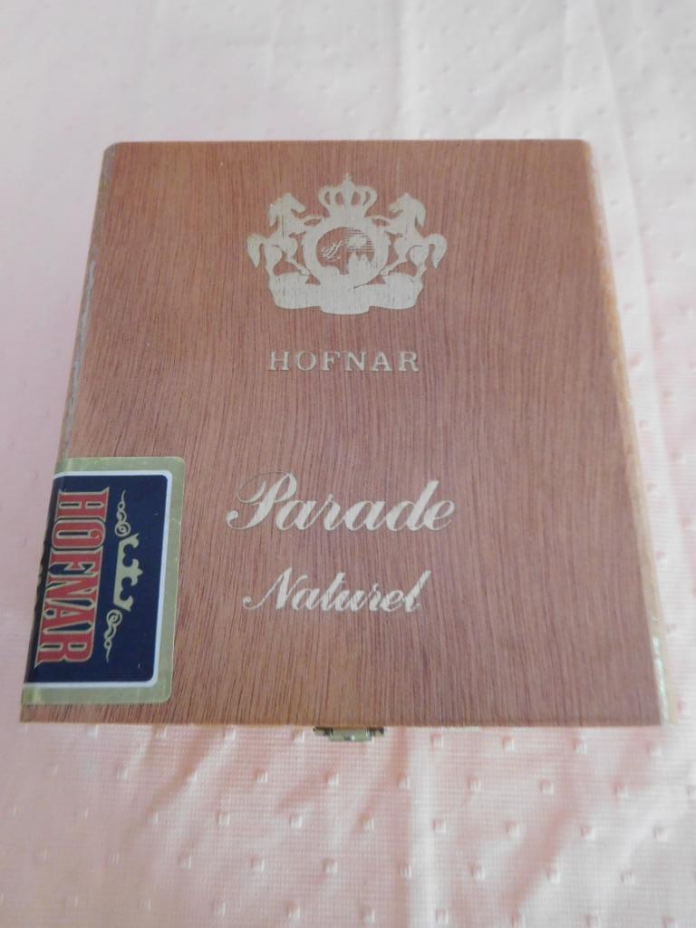 1 sigarenkistj Hofnar Parade, Verzamelen, Ophalen of Verzenden, Gebruikt, Luciferdoosjes of -merken