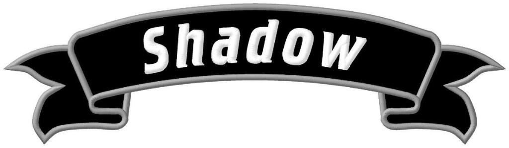 Banner patch Honda Shadow - 320 x 90 mm, Motoren, Ophalen of Verzenden, Nieuw
