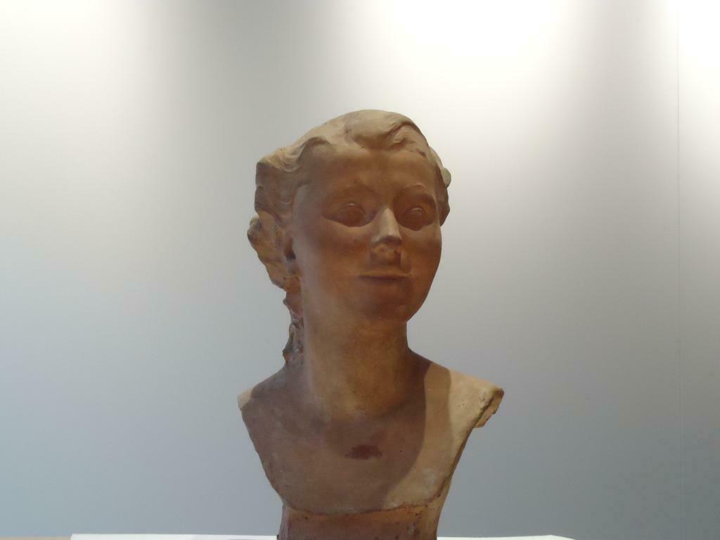 1938 Eugène DE BREMAECKER buste portrait terre cuite pièce u, Enlèvement