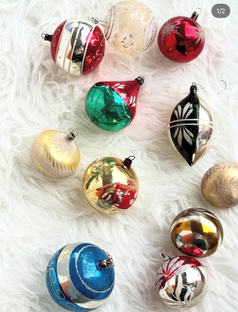 Boules de Noël anciennes, Divers, Enlèvement ou Envoi