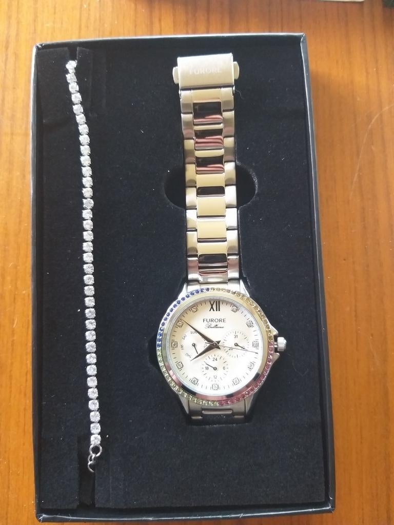Furore brillliance horloge + armband, Ophalen of Verzenden, Nieuw