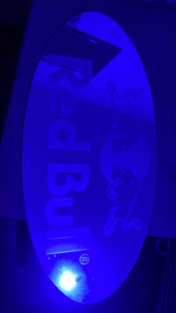 Redbull spiegel, Moins de 100 cm, Comme neuf, Enlèvement, 50 à 75 cm