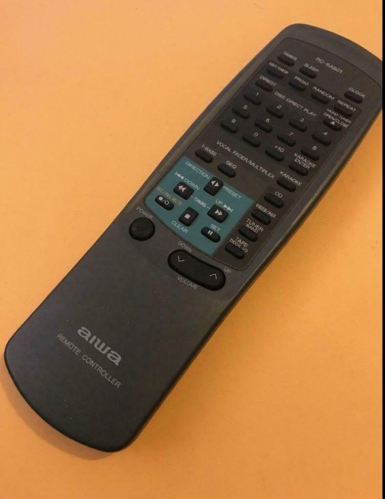 Afstandsbediening Aiwa Rc-6as01, Autres marques, Enlèvement ou Envoi, Haut-parleurs, Micro chaîne