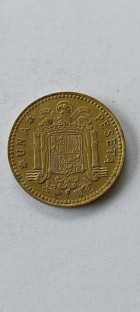 Espagne 1 peseta 1975, Envoi, Autres pays, Monnaie en vrac