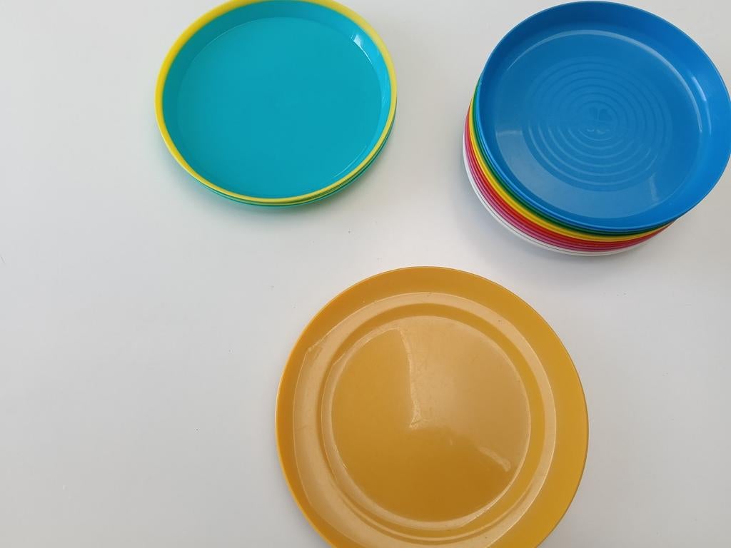 plastic platen, Ophalen, Zo goed als nieuw