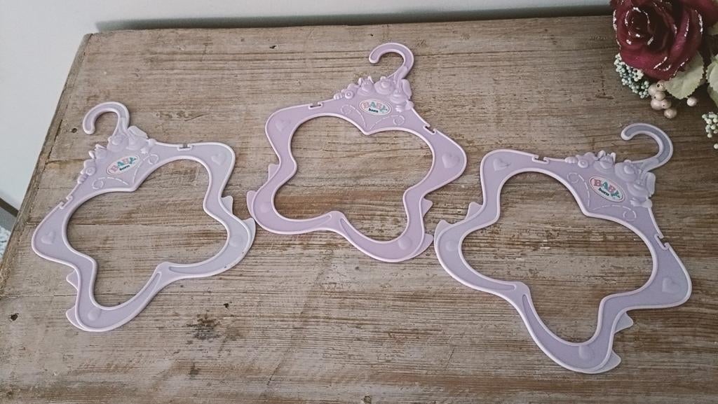 3 baby Born kapstokjes, zie foto's, Kinderen en Baby's, Speelgoed | Poppen, Ophalen of Verzenden