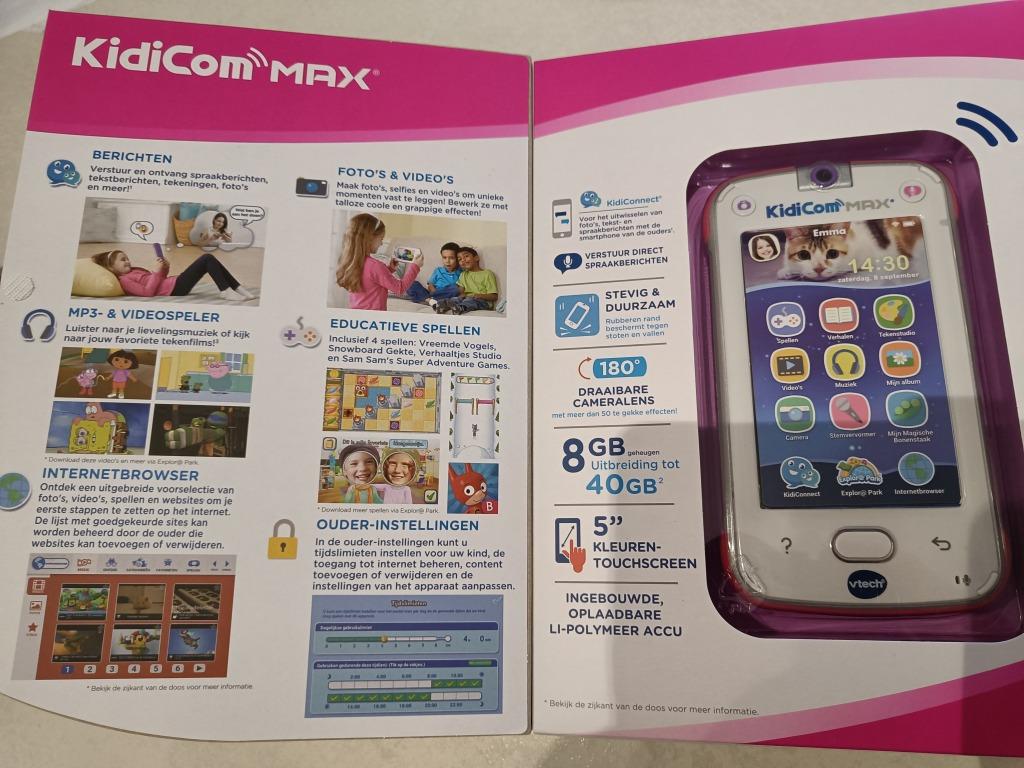 Vtech KidiCom MAX - (4 tot 12 jaar), Enlèvement ou Envoi, Comme neuf, 4 à 6 ans