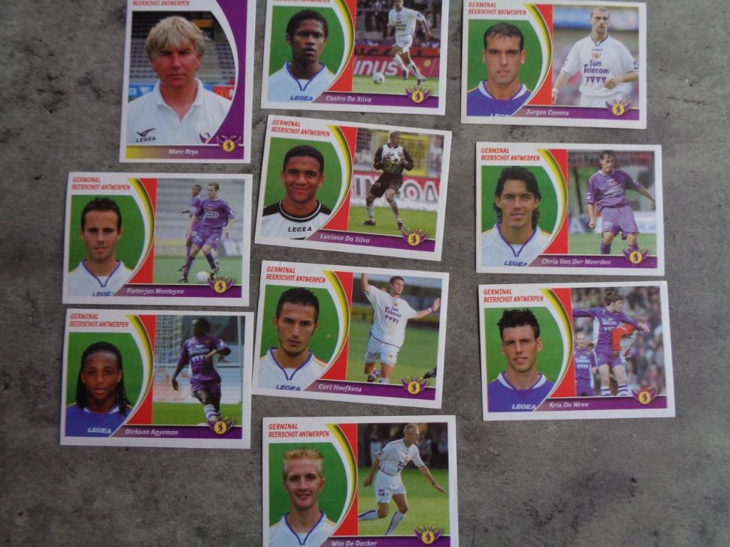 LOT DE 10 AUTOCOLLANTS PANINI FOOTBALL 2005 BEERSCHOT, Envoi