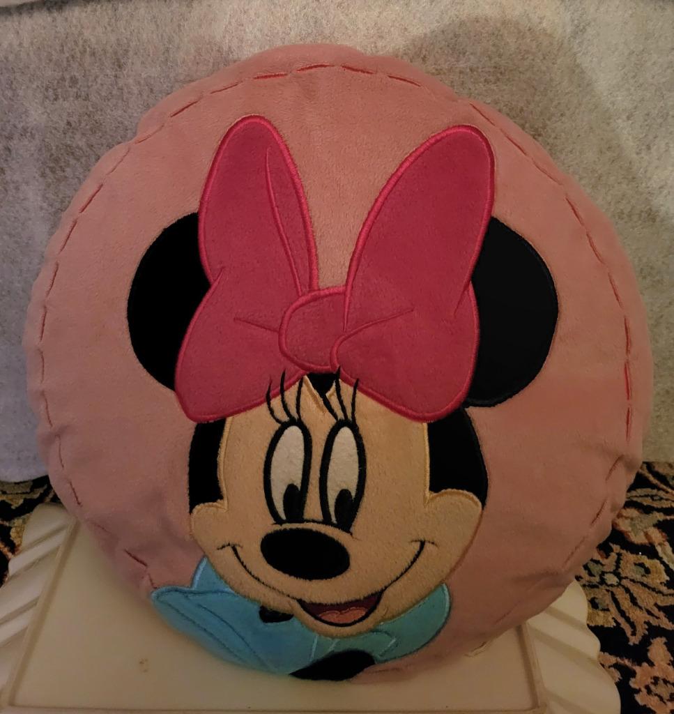 Minnie Mouse-rond kussen met Disney-licentie, Ophalen, Gebruikt