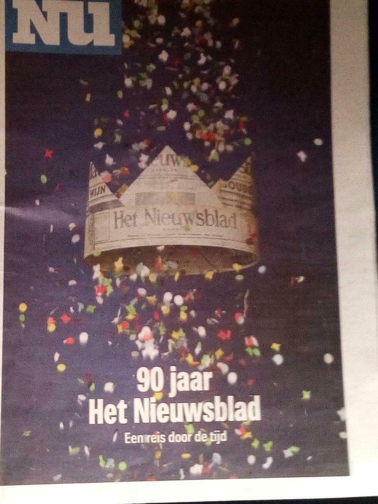 Bijlage : 90 jaar Het Nieuwsblad > Een reis door de tijd., Boeken, Tijdschriften en Kranten, Verzenden, Nieuw, Krant