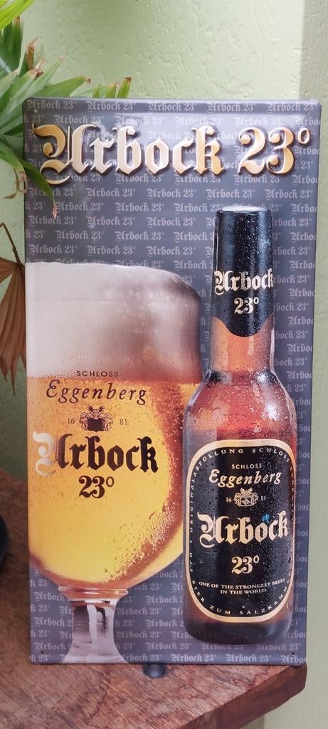 Bière Eggenberg Urbock 23 Bock, Enlèvement ou Envoi, Neuf, Panneau, Plaque ou Plaquette publicitaire, Autres marques