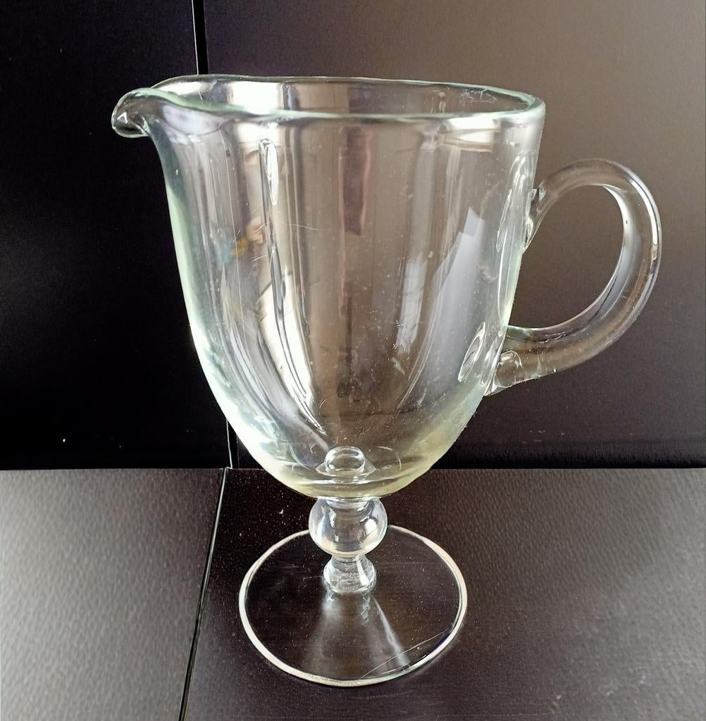 Carafe Flamant sur pied en verre transparent, Enlèvement ou Envoi