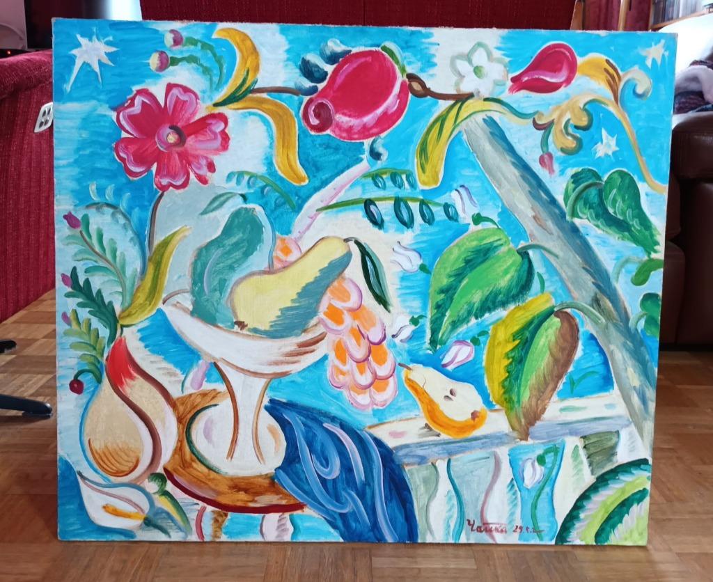 stilleven van de hedendaagse Russische kunstenaar Chayka, Antiek en Kunst, Ophalen