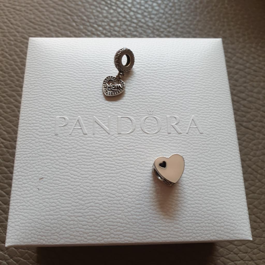 Pandora Disney, coeur St valentin, charm fête des mères, Handtassen en Accessoires, Bedels, Nieuw, Pandora, Zilver, Ophalen of Verzenden