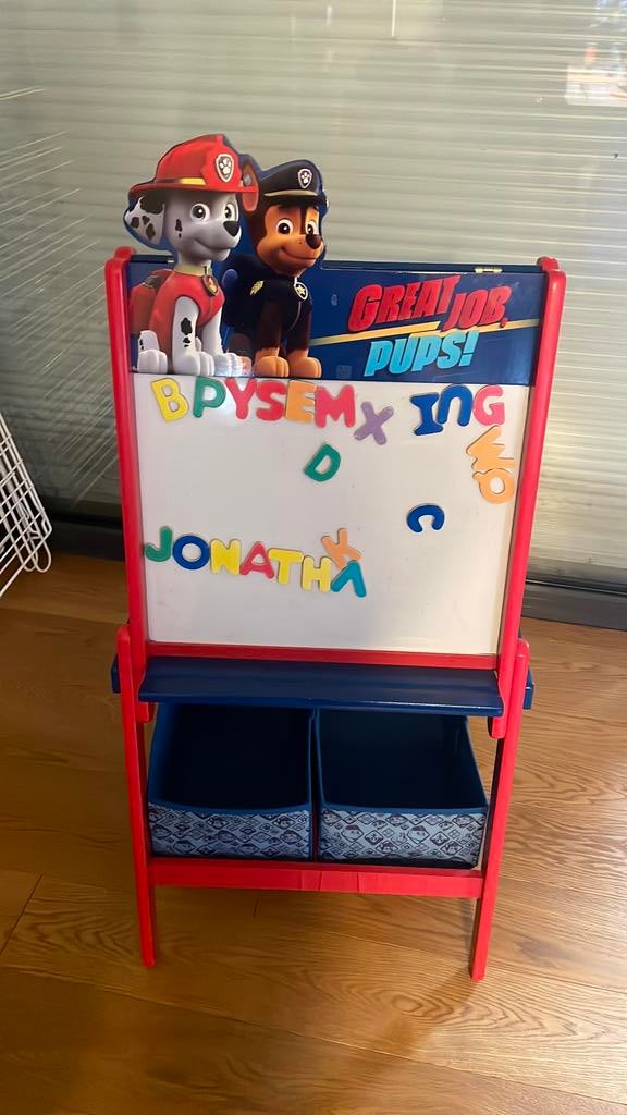 Paw patrol magneet/krijtbord, Verzamelen, Ophalen, Zo goed als nieuw