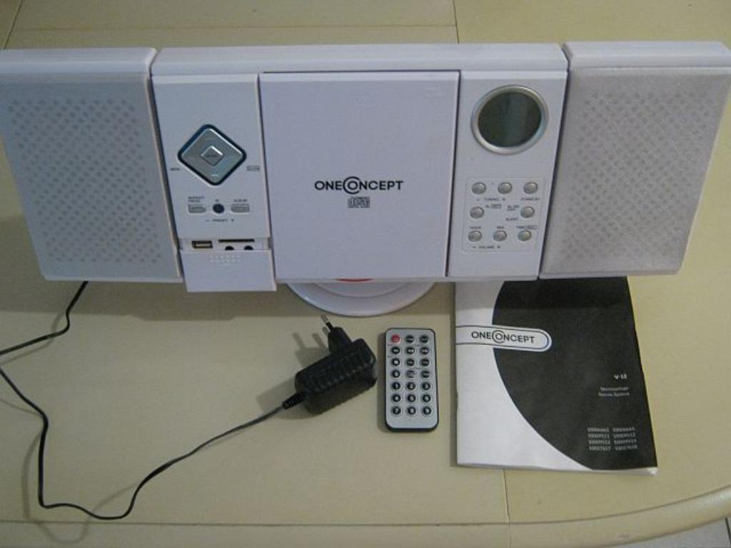 Chaine Hifi One Concept, Enlèvement ou Envoi, Comme neuf, Lecteur CD