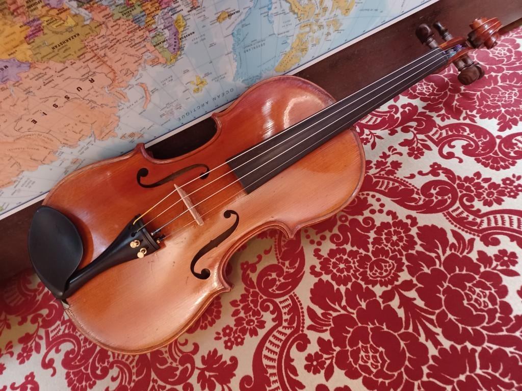 Violon 4/4 entièrement vérifié en parfait état., Muziek en Instrumenten, Strijkinstrumenten | Violen en Altviolen, Ophalen, Zo goed als nieuw