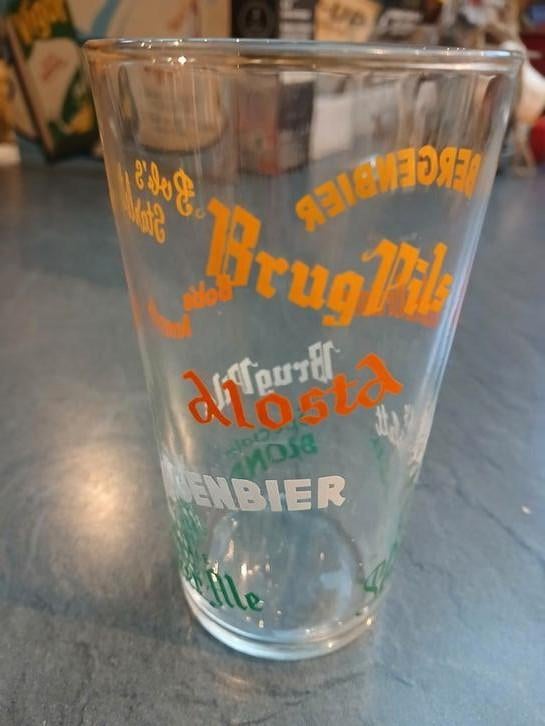 Limonade glaasje  zeeberg  .. aalst, Verzamelen, Ophalen of Verzenden, Zo goed als nieuw