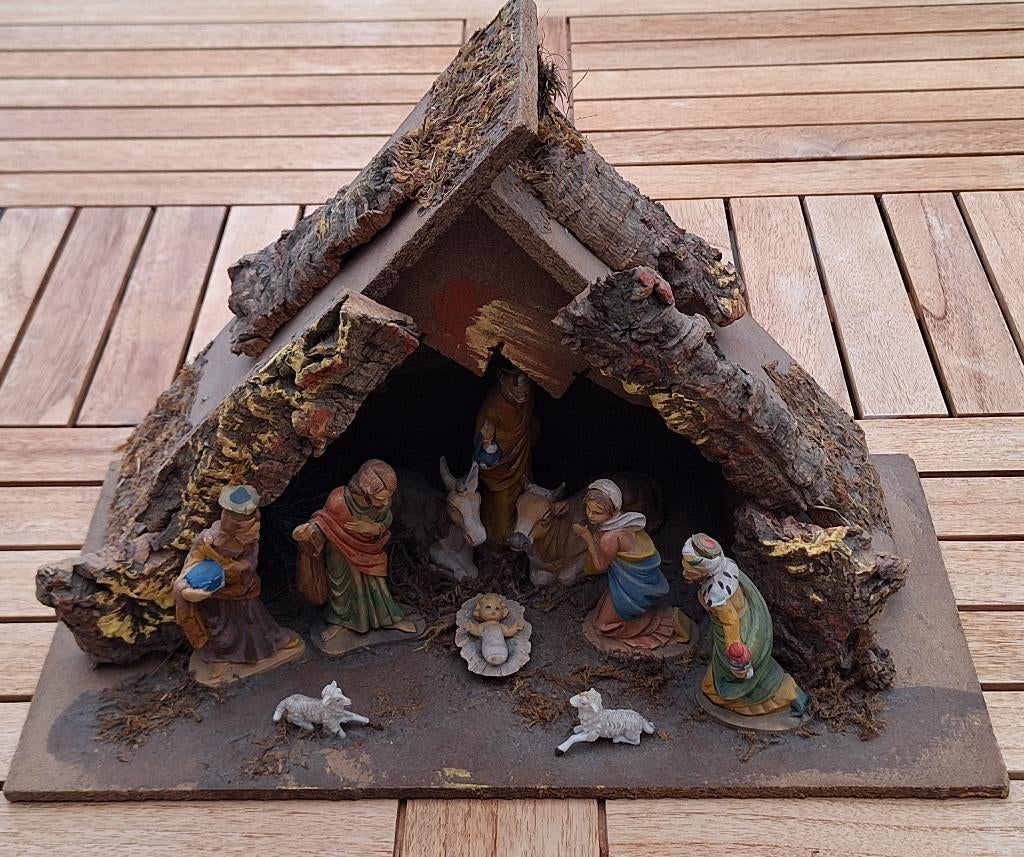 VINTAGE KERSTSTAL, Diversen, Ophalen, Zo goed als nieuw