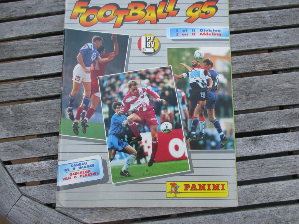 L'album Football '95 de Panini., Hobby & Loisirs créatifs, Autocollants & Images, Comme neuf, Autocollants et Photos, Enlèvement ou Envoi