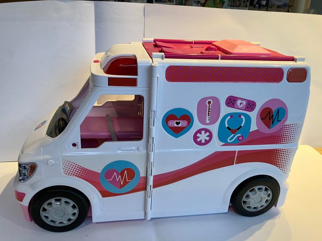 Barbie ziekenwagen, Enlèvement, Utilisé