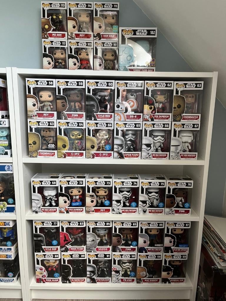 Funko Pops Star Wars - The Force Awakens, Verzamelen, Poppetjes en Figuurtjes, Ophalen, Gebruikt
