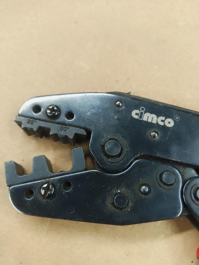 Cimco krimper van 20 tot 50 mm²kabel schoenen, Ophalen, Zo goed als nieuw