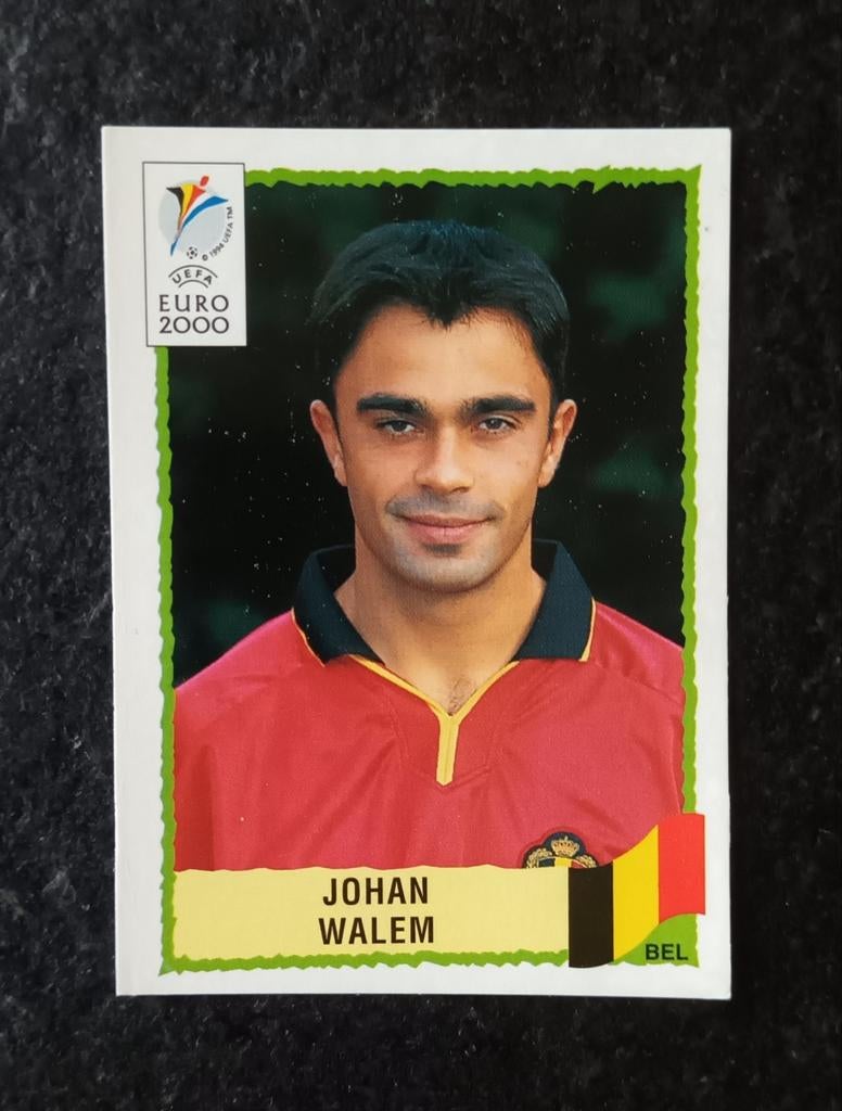PANINI EURO 2000 # 106 JOHAN WALEM, Verzamelen, Ophalen of Verzenden