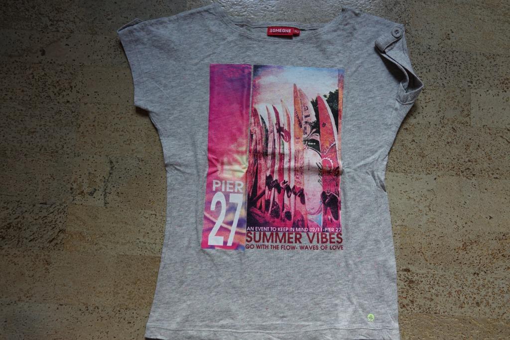 SOMEONE : t- shirt " summer vibes " , maat 152, Meisje, Ophalen of Verzenden, Zo goed als nieuw, Someone