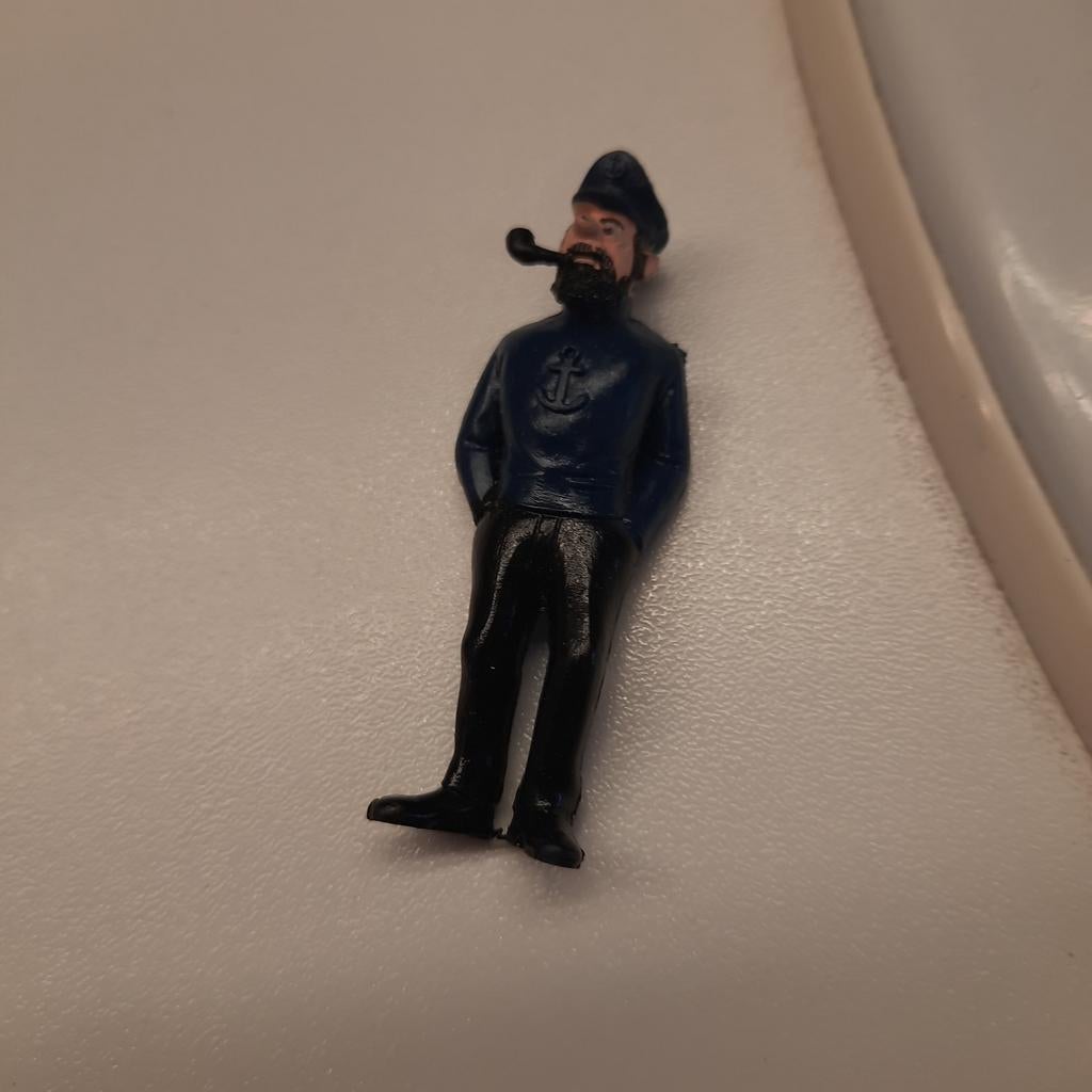 KAPITEIN HADDOCK verzamelfiguurtje*ZGAN*, Verzamelen, Ophalen, Kuifje, Zo goed als nieuw, Beeldje of Figuurtje